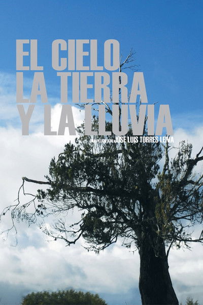 Póster de El cielo, la tierra, y la lluvia