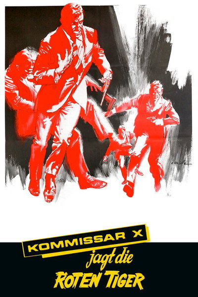 Póster de El comisario X a la caza de los tigres rojos