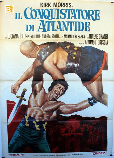 Póster de El conquistador de la Atlántida