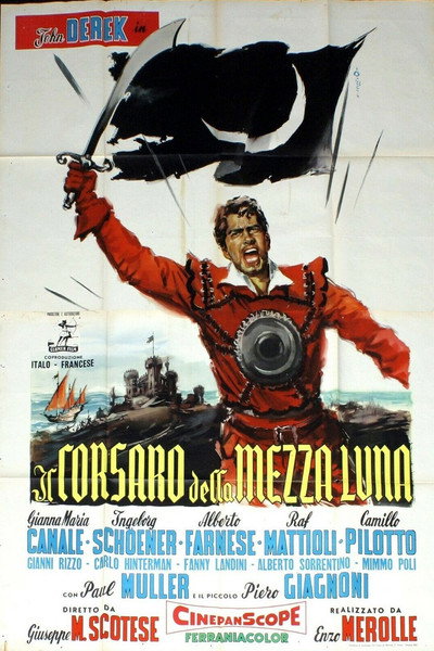 Póster de El corsario de la media luna
