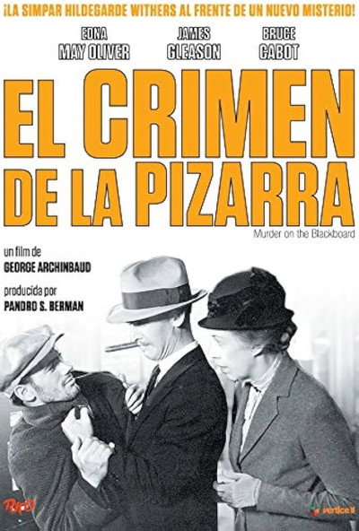 Póster de El crimen de la pizarra