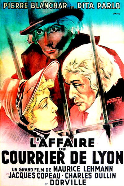 Póster de El crimen del correo de Lyon