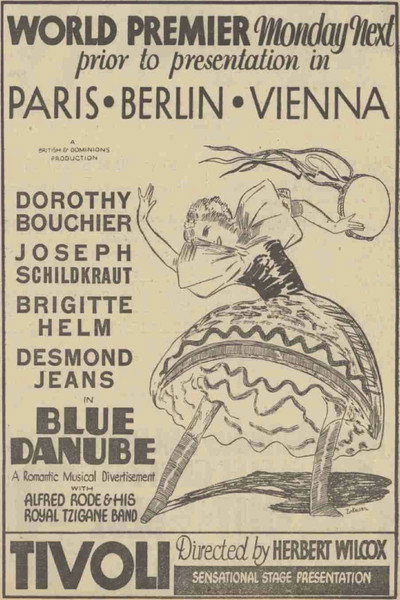 Póster de El Danubio azul (Capricho de princesa)