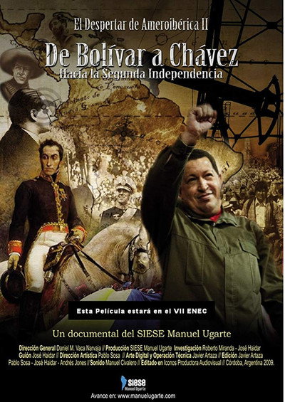 Póster de El despertar de Ameroibérica II - De Bolívar a Chávez, hacia la segunda independencia