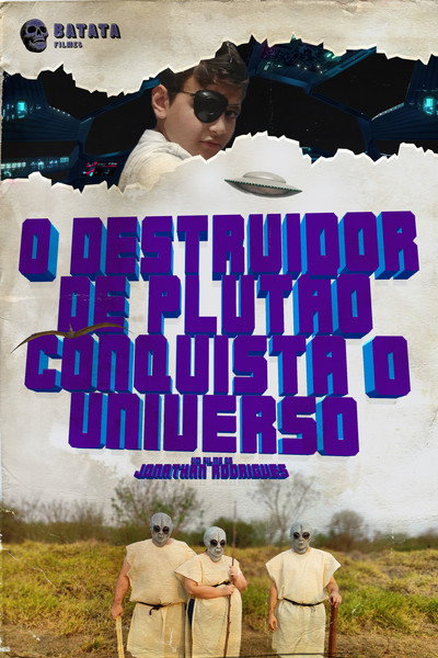 Póster de El Destructor de Plutón Conquista el Universo