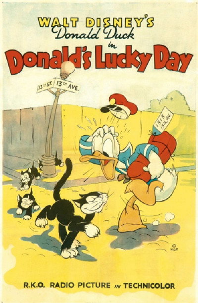 Póster de El día de suerte de Donald