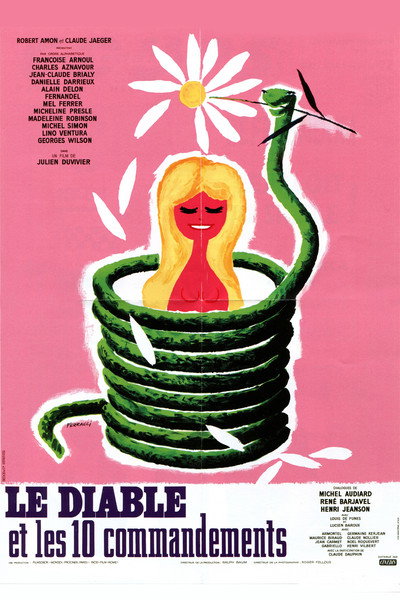 Póster de El diablo y los diez mandamientos
