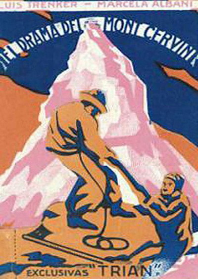 Póster de El drama del Mont-Cervin