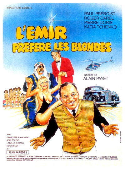 Póster de El emir las prefiere rubias