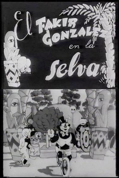 Póster de El fakir González en la selva
