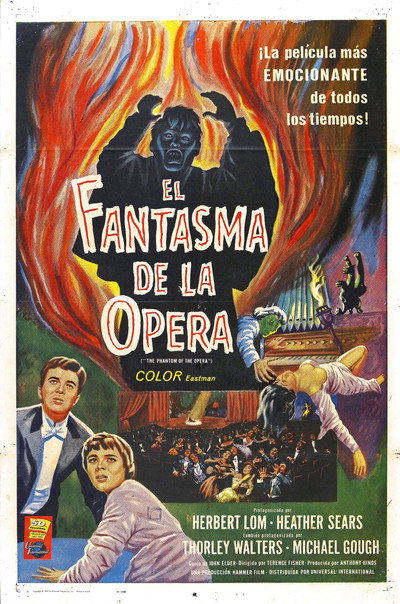 Póster de El fantasma de la ópera