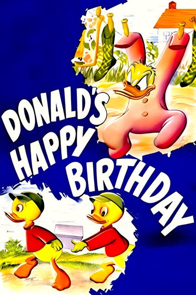 Póster de El feliz cumpleaños de Donald