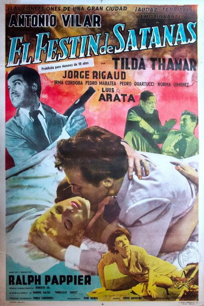 Póster de El festín de Satanás