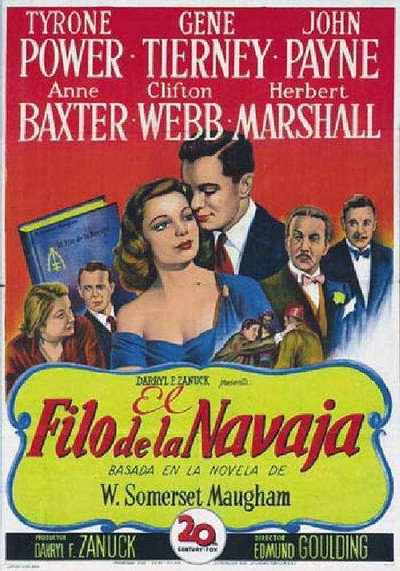 Póster de El filo de la navaja