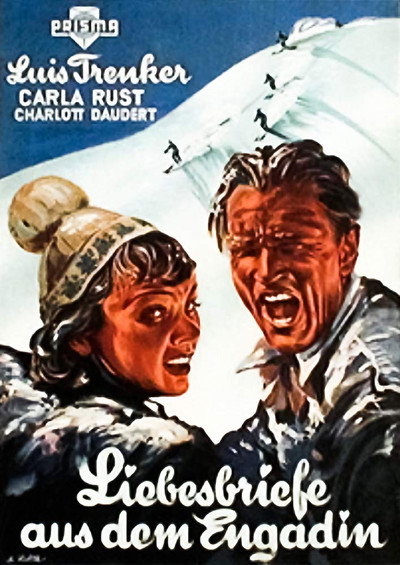 Póster de El galante esquiador