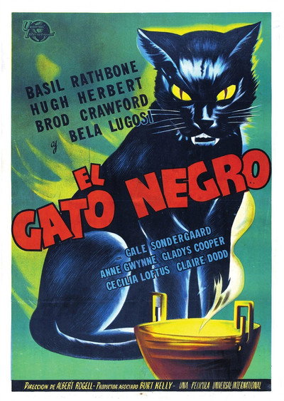 Póster de El gato negro