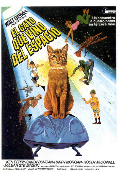 Póster de El gato que vino del espacio