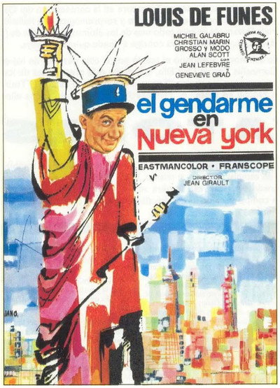Póster de El gendarme en Nueva York