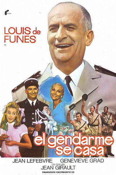 Póster de El gendarme se casa