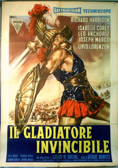 Póster de El gladiador invencible