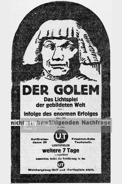 Póster de El golem