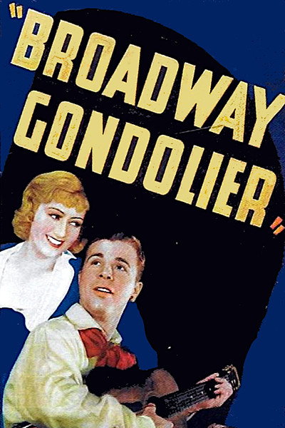 Póster de El gondolero de Broadway