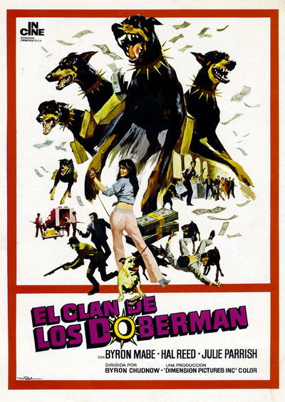 Póster de El gran asalto de los doberman
