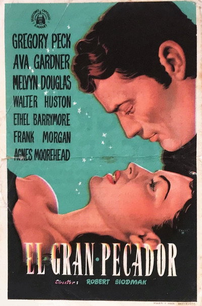 Póster de El gran pecador