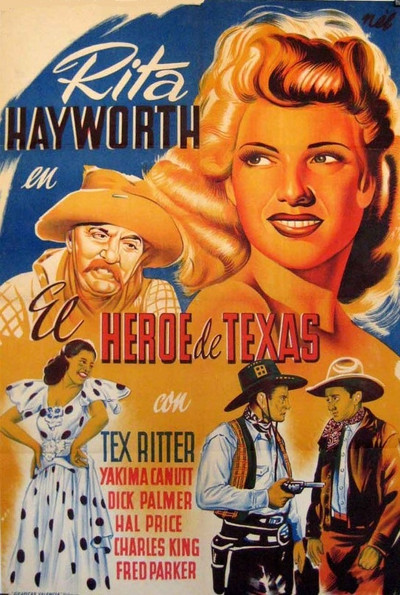 Póster de El héroe de Texas