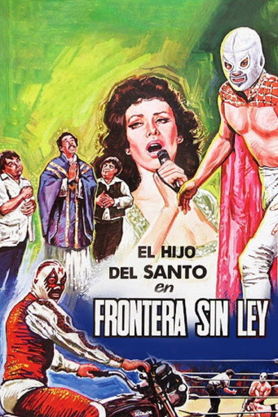 Póster de El hijo de Santo en frontera sin ley
