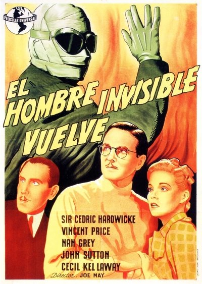 Póster de El hombre invisible vuelve
