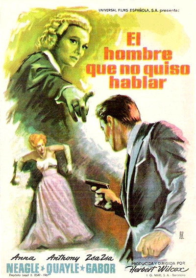 Póster de El hombre que no quiso hablar
