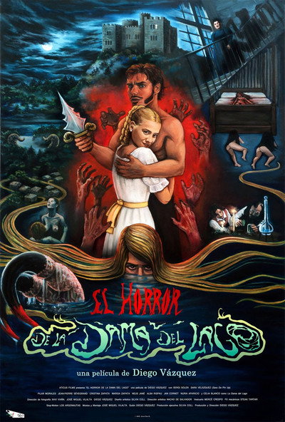 Póster de El horror de la dama del lago