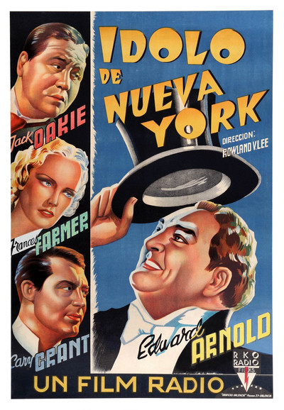 Póster de El ídolo de Nueva York