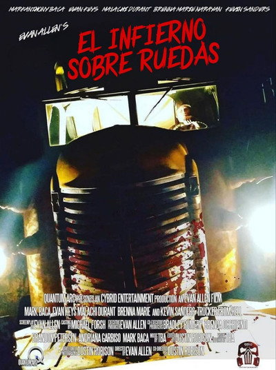 Póster de El infierno sobre ruedas