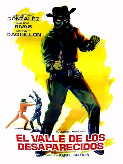 Póster de El jinete solitario' en El valle de los desaparecidos: La venganza del jinete solitario