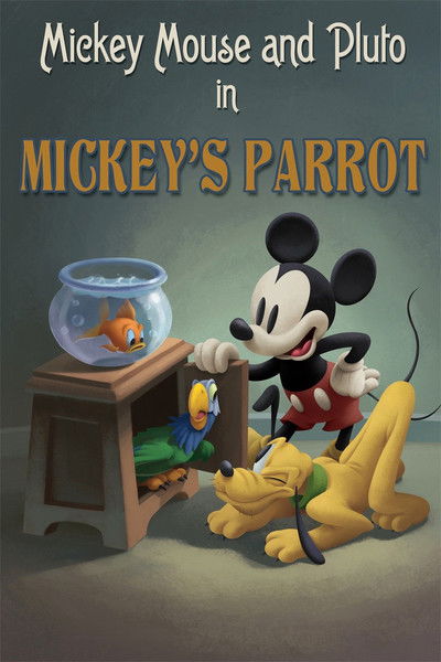 Póster de El loro de Mickey
