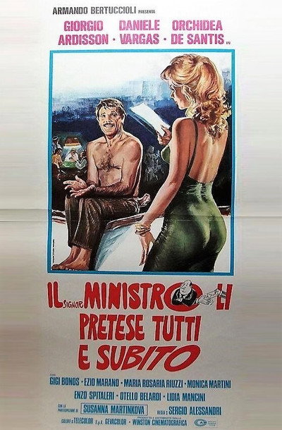 Póster de El ministro lo quiere todo