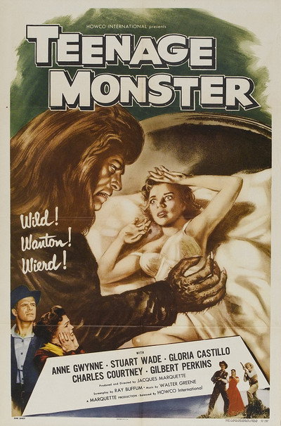 Póster de El monstruo adolescente