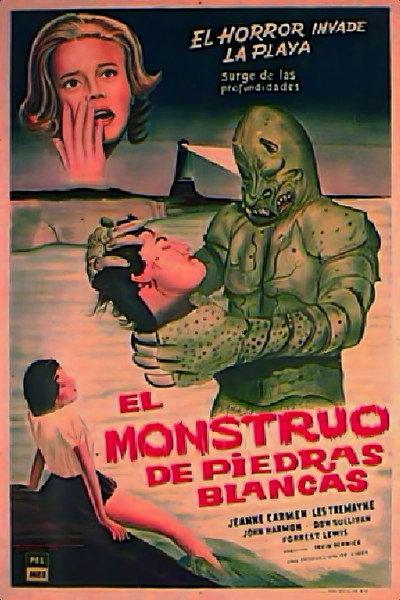 Póster de El monstruo de Piedras Blancas