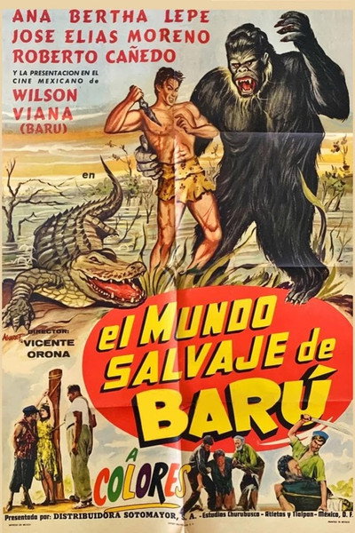 Póster de El mundo salvaje de Barú