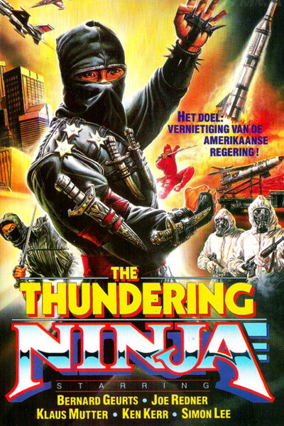 Póster de El ninja del trueno
