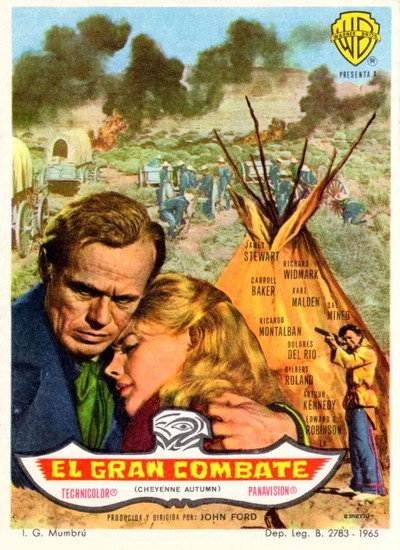 Póster de El ocaso de los cheyenes