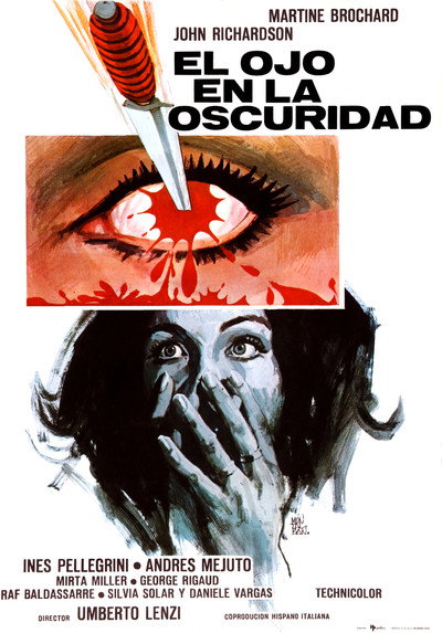 Póster de El ojo en la oscuridad