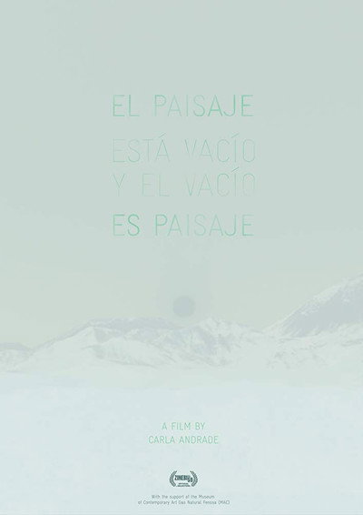 Póster de El paisaje está vacío y el vacío es paisaje