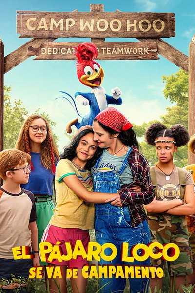 Póster de El pájaro loco se va de campamento