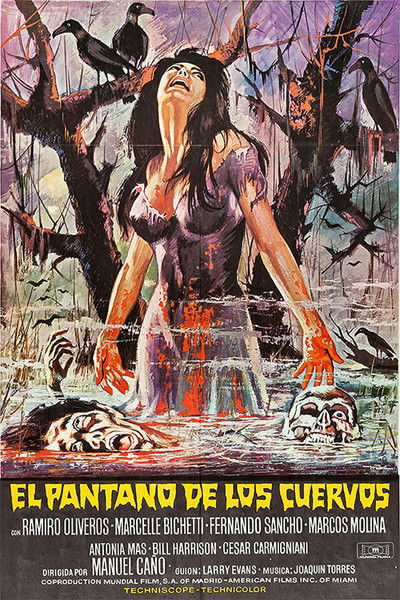 Póster de El pantano de los cuervos