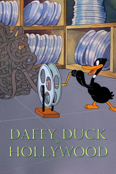 Póster de El Pato Lucas en Hollywood