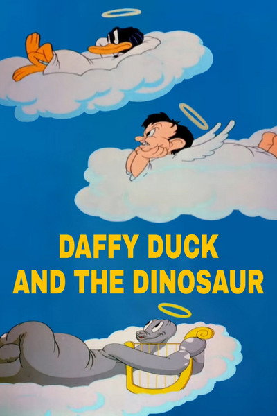 Póster de El Pato Lucas y el dinosaurio