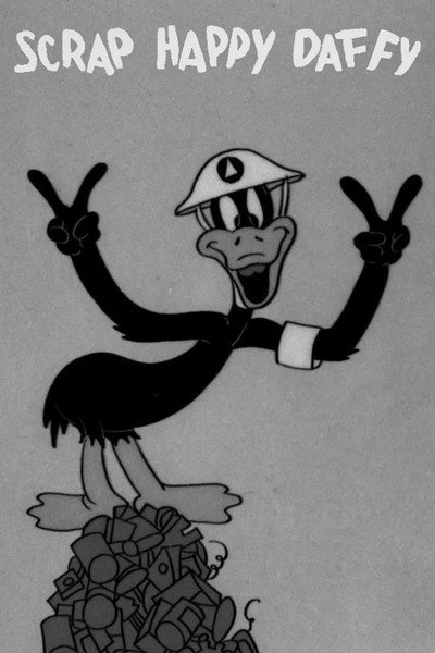 Póster de El Pato Lucas y el negocio de chatarra